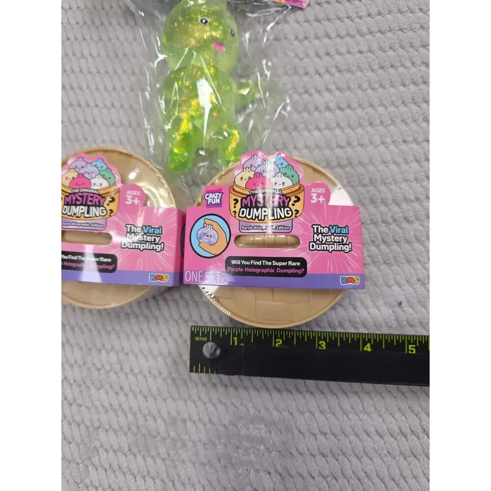 Mystery Dumpling Purple Holographic Lot Of 2 Viral Buns Sugar Swaps Babies RMS